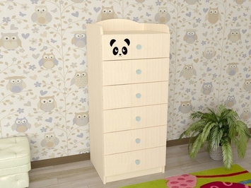Комод высокий Панда Славмебель Комод высокий Панда Славмебель