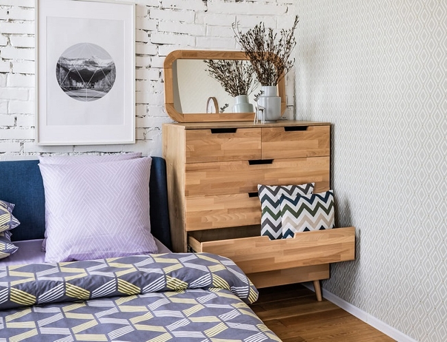 Комод высокий Lagom в интерьере