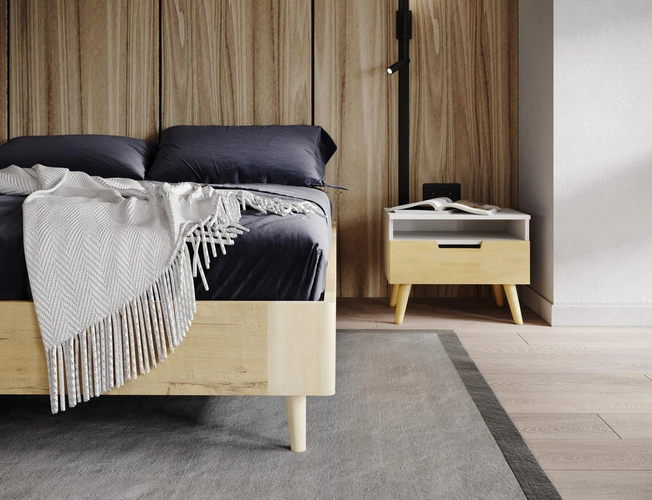 Кровать без изголовья Lagom Base Chips