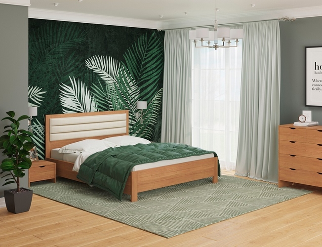 Кровать Райтон Prima с ПМ в интерьере