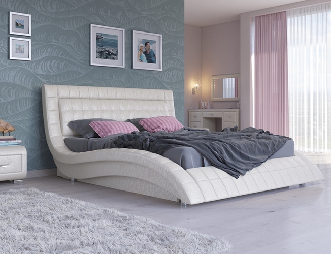 Кровать Атлантико с ПМ экокожа
