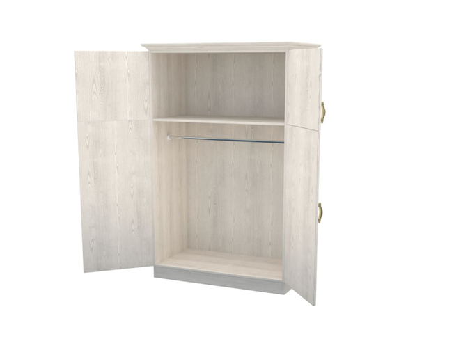 Шкаф распашной 2-х створчатый Эдем Комби Тополь